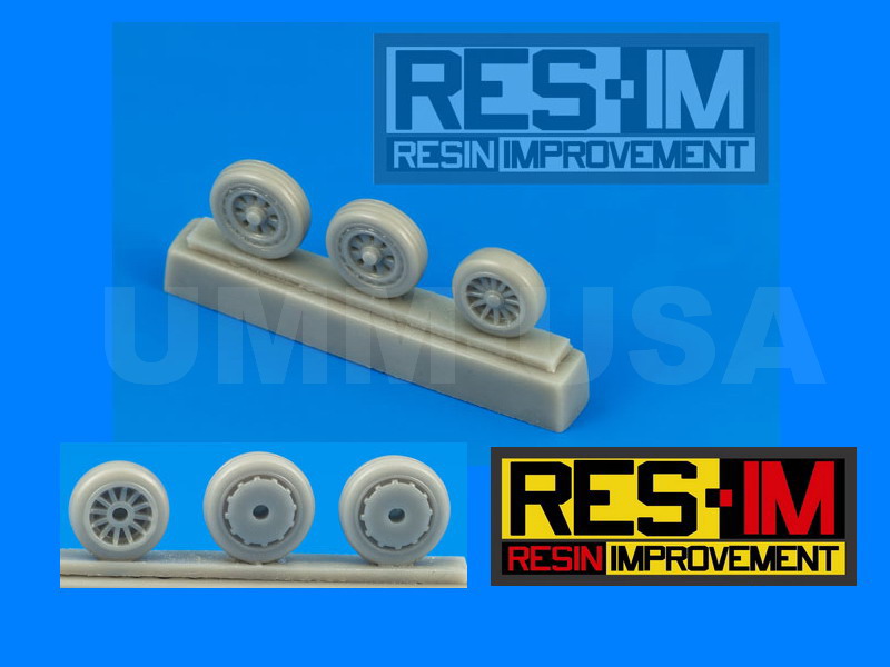 RES7204 F-80, RF-80, T-33 Wheels 1/72